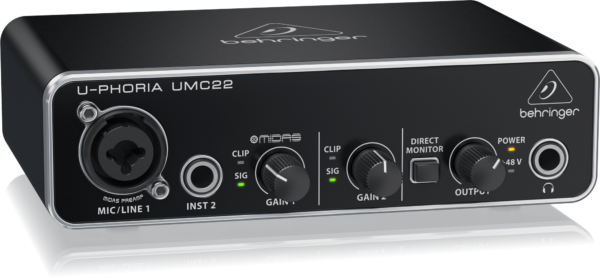 کارت صدا UMC22 برند Behringer